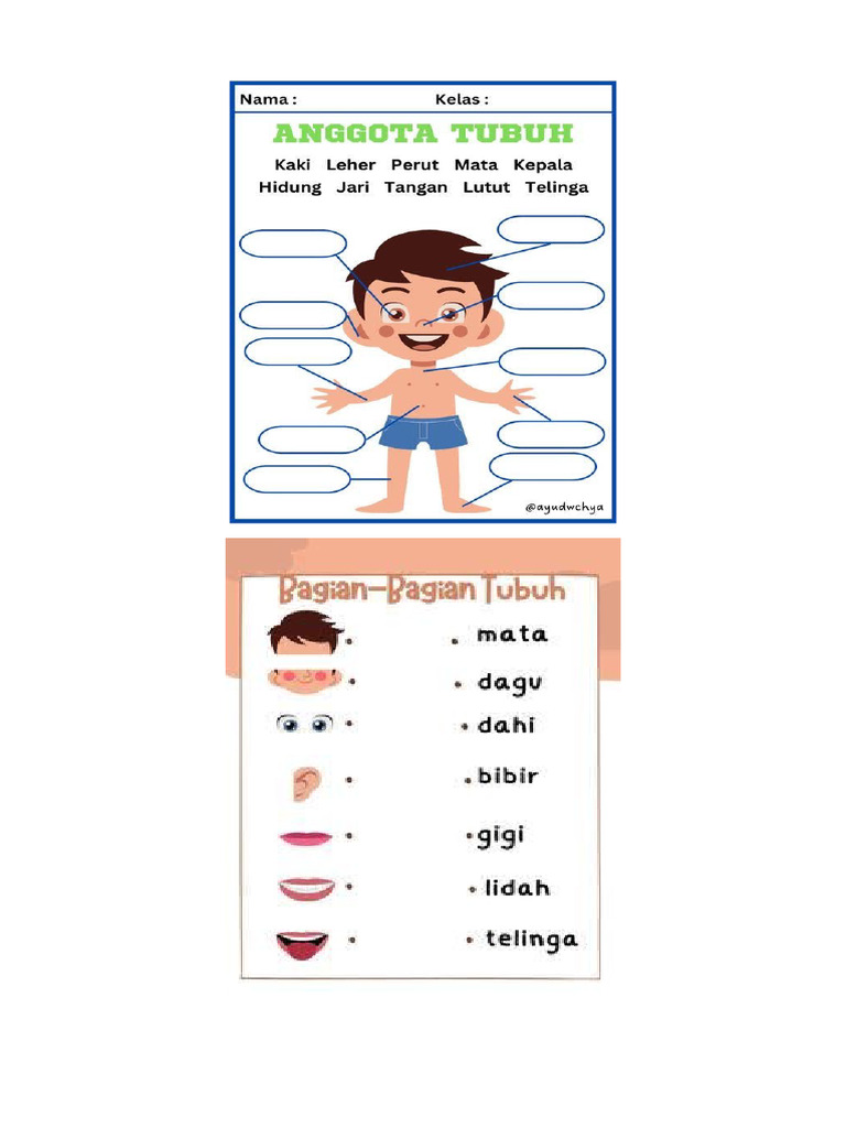 Worksheet TK B 5 PDF