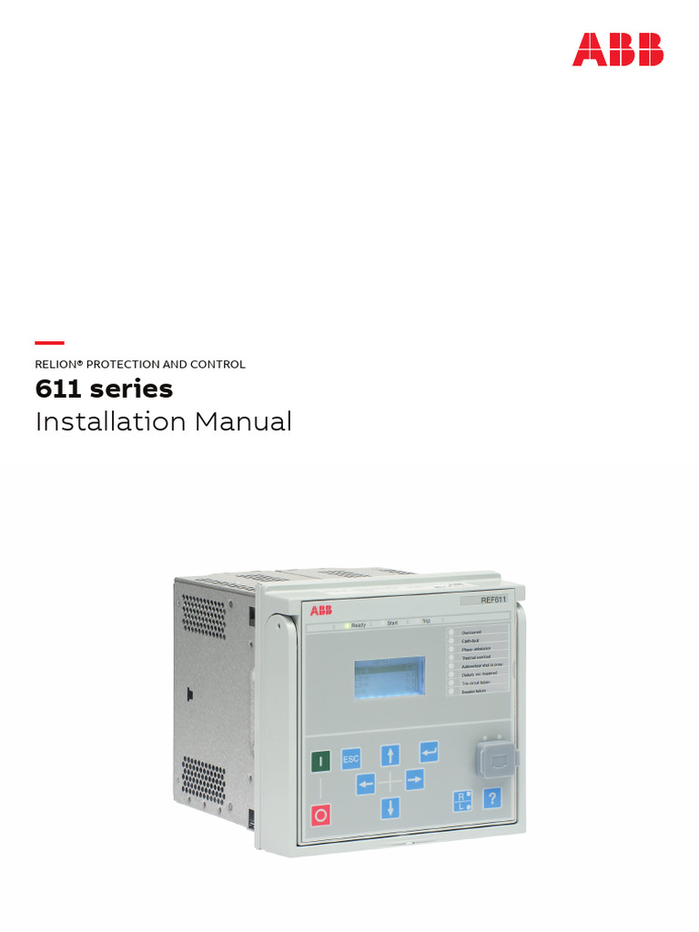 REX610 Installation Manual | PDF | Electrical Connector | Relay