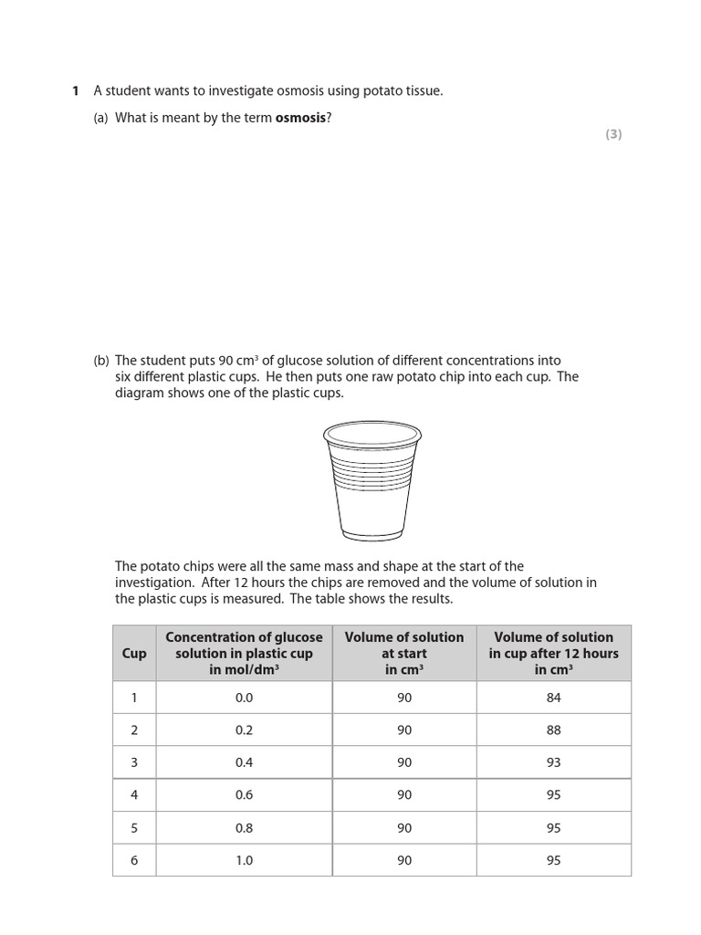 Movement of substances into and out of cells 2 qp pdf concentration