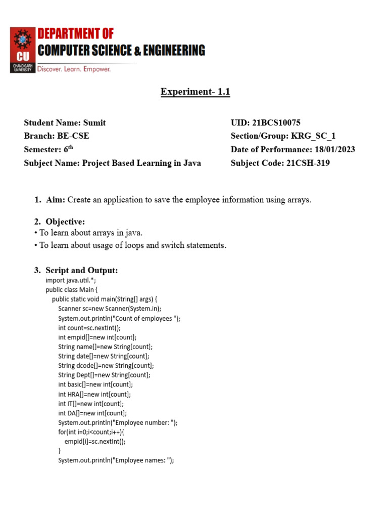 Java Employee Info Application | PDF | Software Development | Software