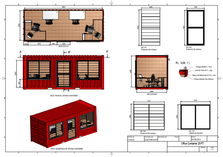 Office Container | PDF | Materiales