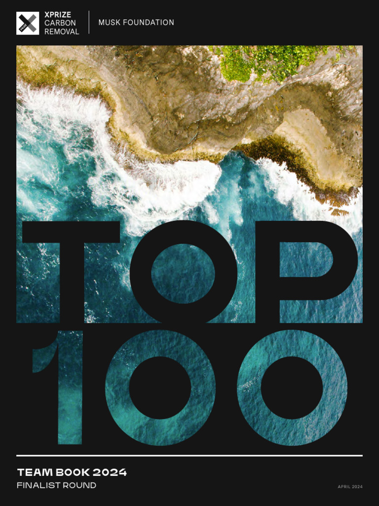 Xprize Carbon Removal Top 100 Team Book Pdf Carbon Sequestration