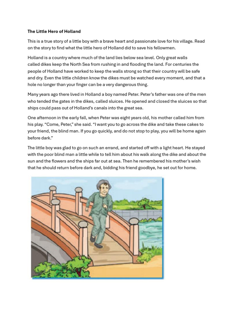 The Little Hero of Holland | PDF