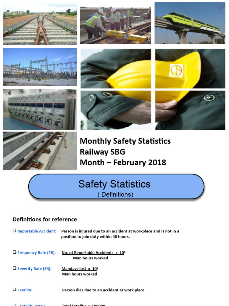2) Railway SBG Safety MIS FEB' 18 | PDF | Personal Protective Equipment ...