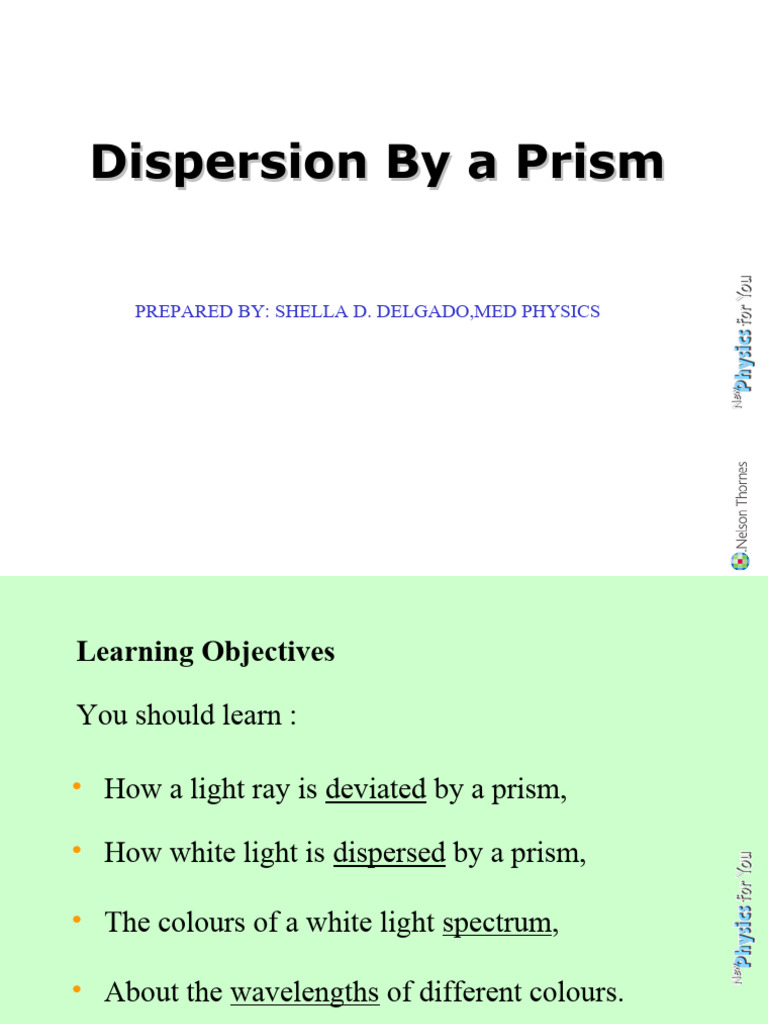 Dispersion by A Prism | PDF | Art