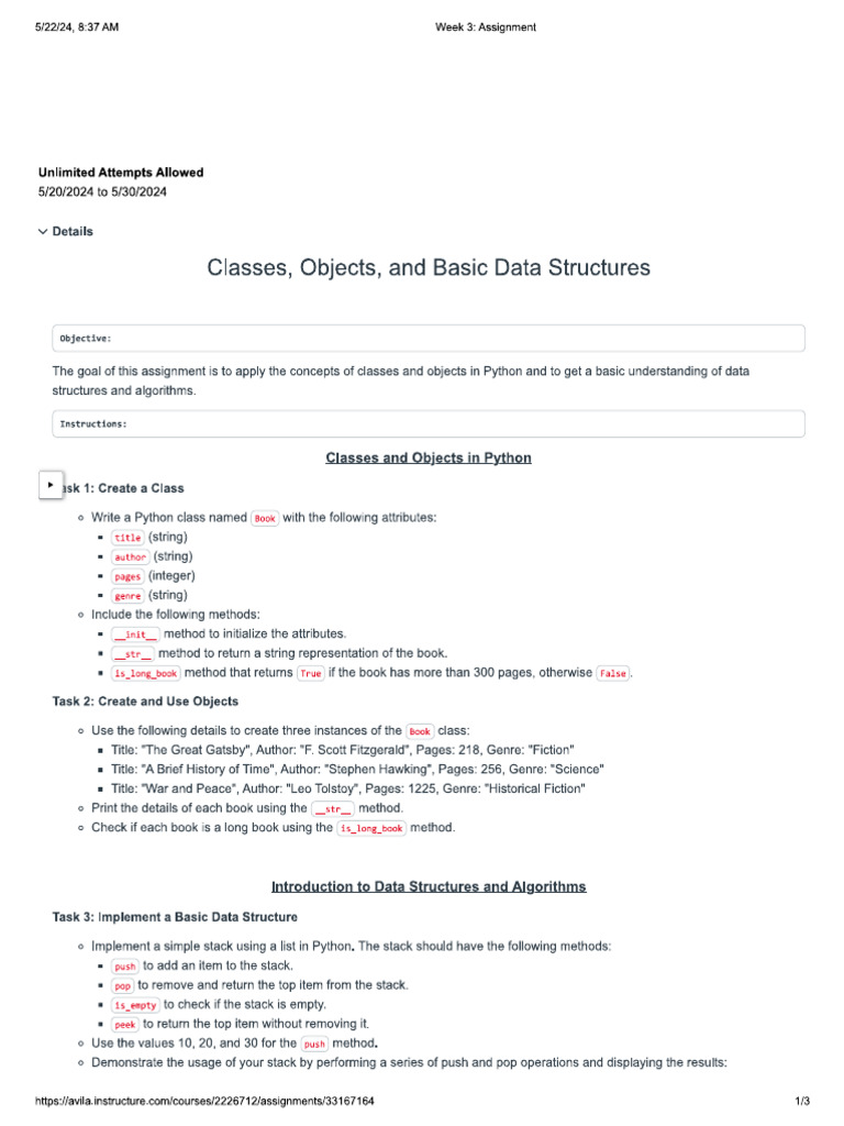 Week 3 Assignment Nikhil | PDF