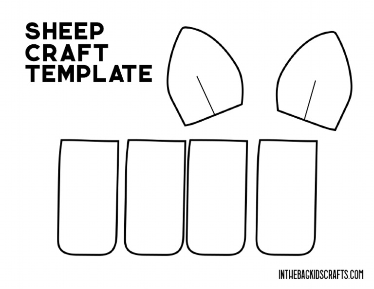 Sheep Craft Template | PDF