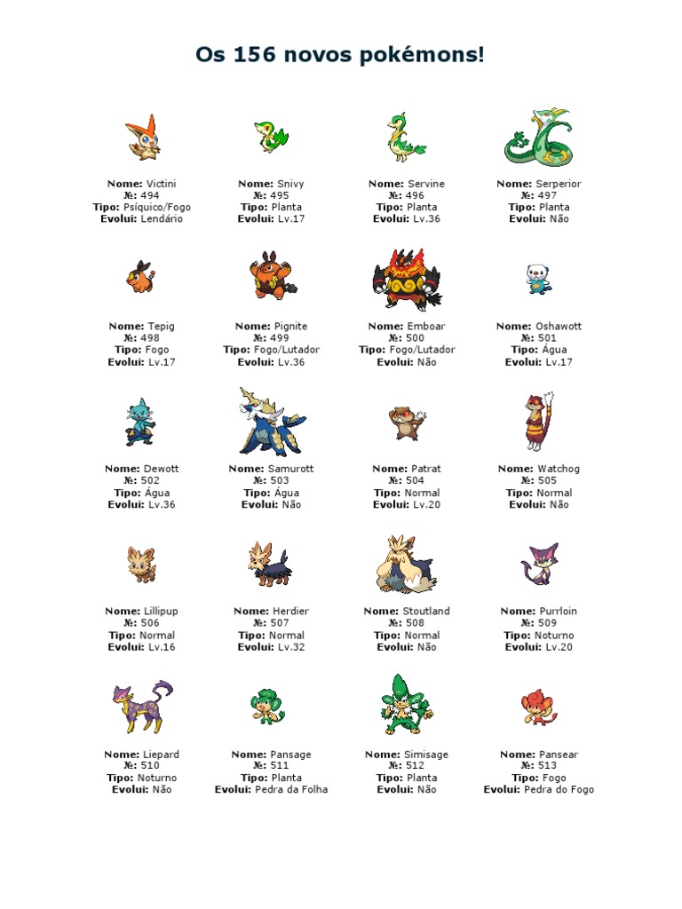 Lista De Todos Os Nomes De Pokemon Pokédex | Pokemon.com