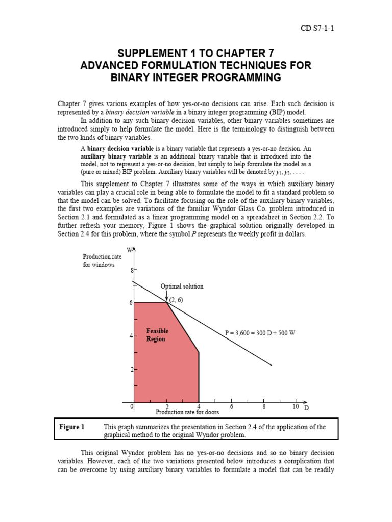 Advanced BIP Techniques with Auxiliary Variables | PDF | Linear ...
