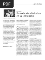 McLuhan Entrevistado Por Margarita D'Amico