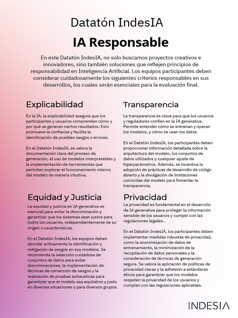 IA Responsable | PDF | Inteligencia artificial | Inteligencia (IA) y ...