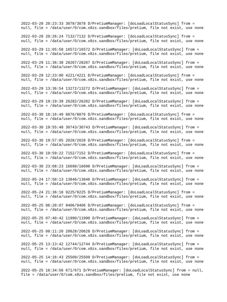 Pretium File Load Status Log | PDF | Computers