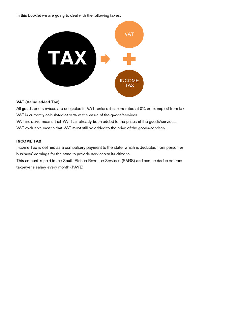 Understanding VAT and Income Tax Basics | PDF | Interest | Value Added Tax
