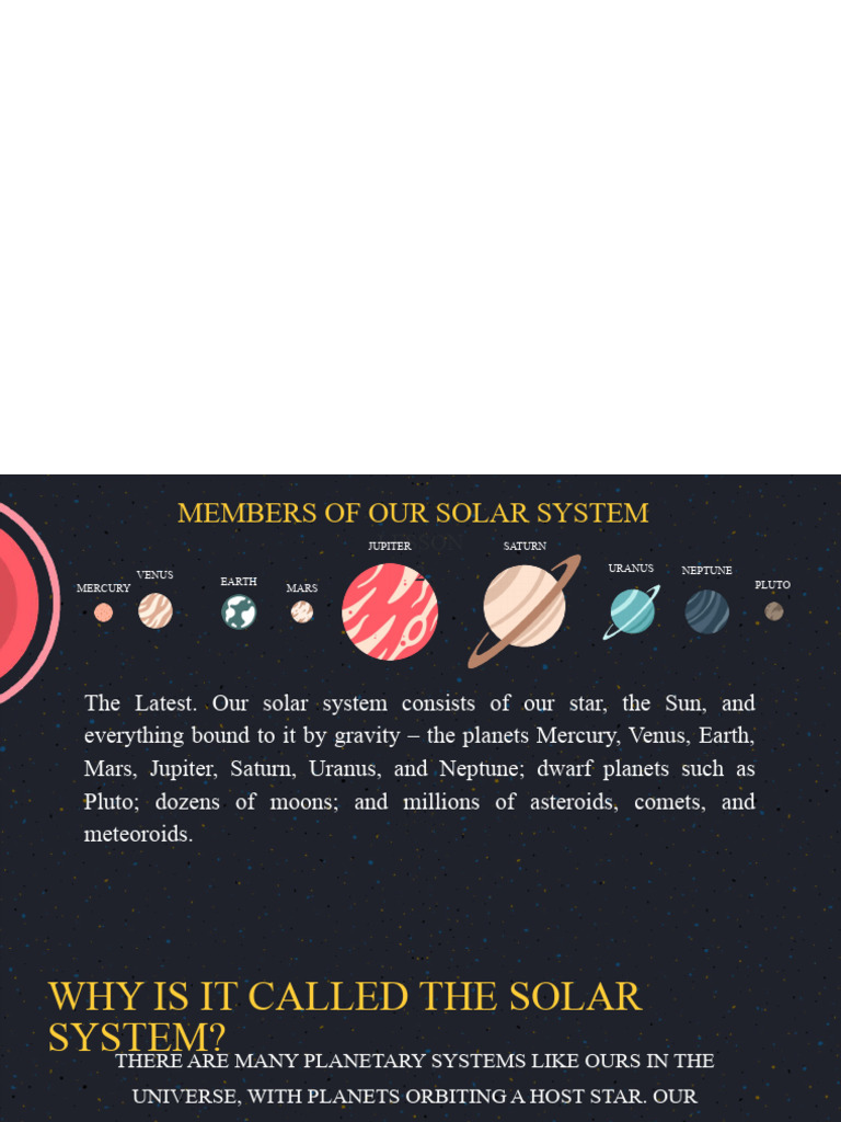 Overview of Our Solar System Planets | PDF | Planets | Solar System