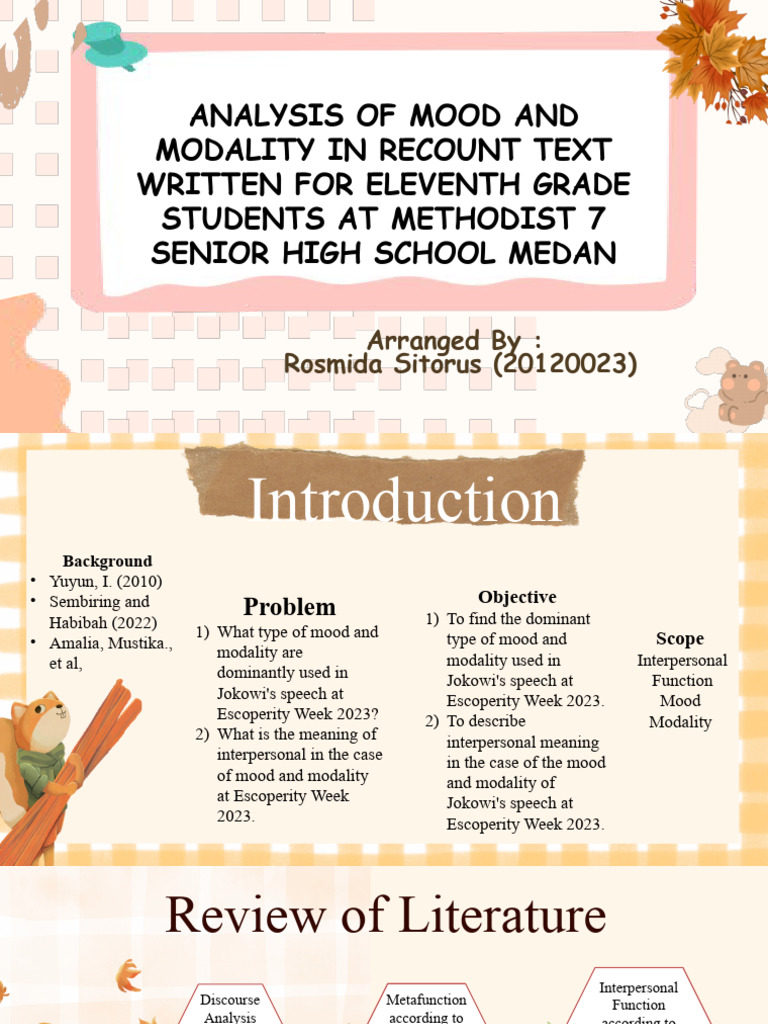 Mood and Modality in Jokowi's Speech | PDF | Science & Mathematics