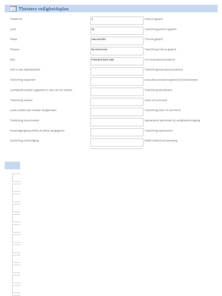 Theaters veiligheidsplan pdf