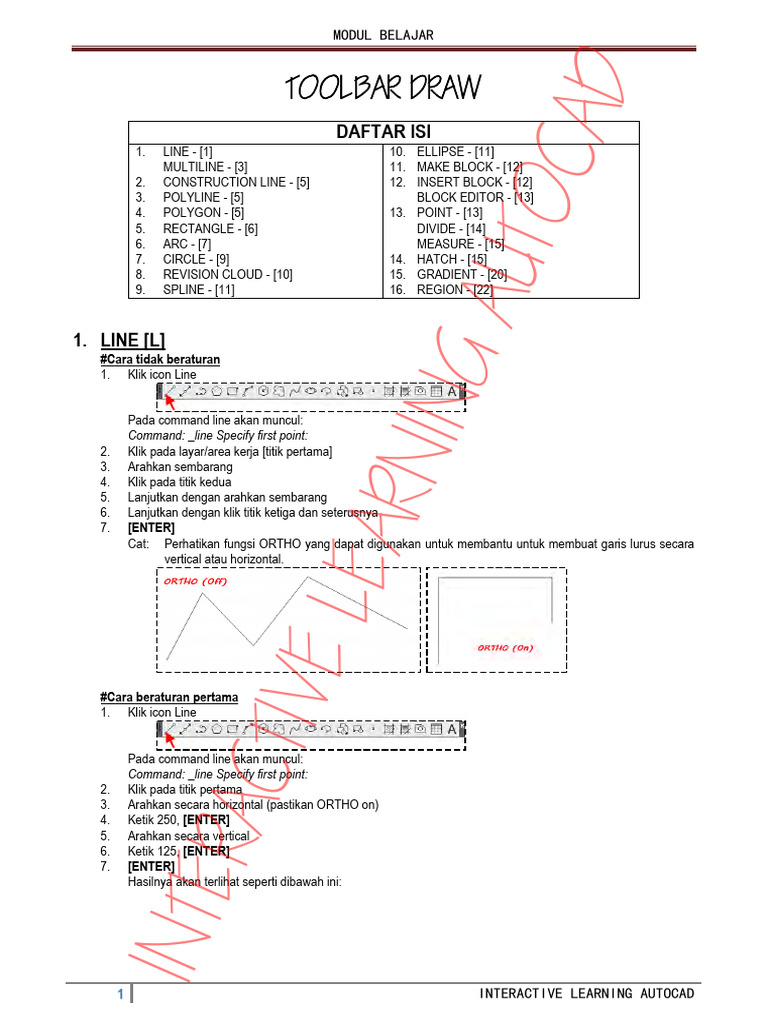 Panduan Interaktif Autocad | PDF