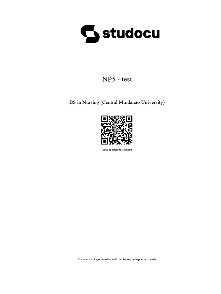 NP5-test (PART-C) | PDF | Psychotherapy | Mental Disorder
