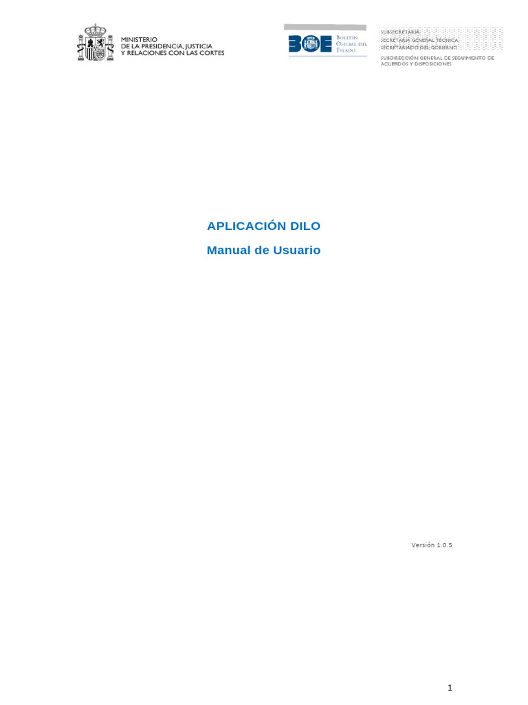 Manual DILO | PDF | Software de la aplicacion | Informática