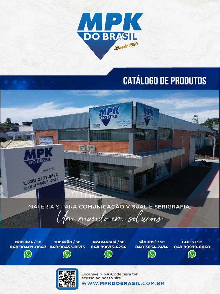 Catálogo de Produtos MPK do Brasil | PDF | Cor | Tinta