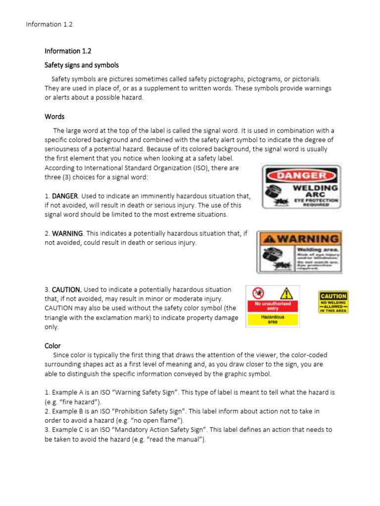 Understanding Safety Signs and Symbols | PDF | Symbols | Safety