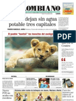 El Colombiano Primera Pagina Dic 12 2011