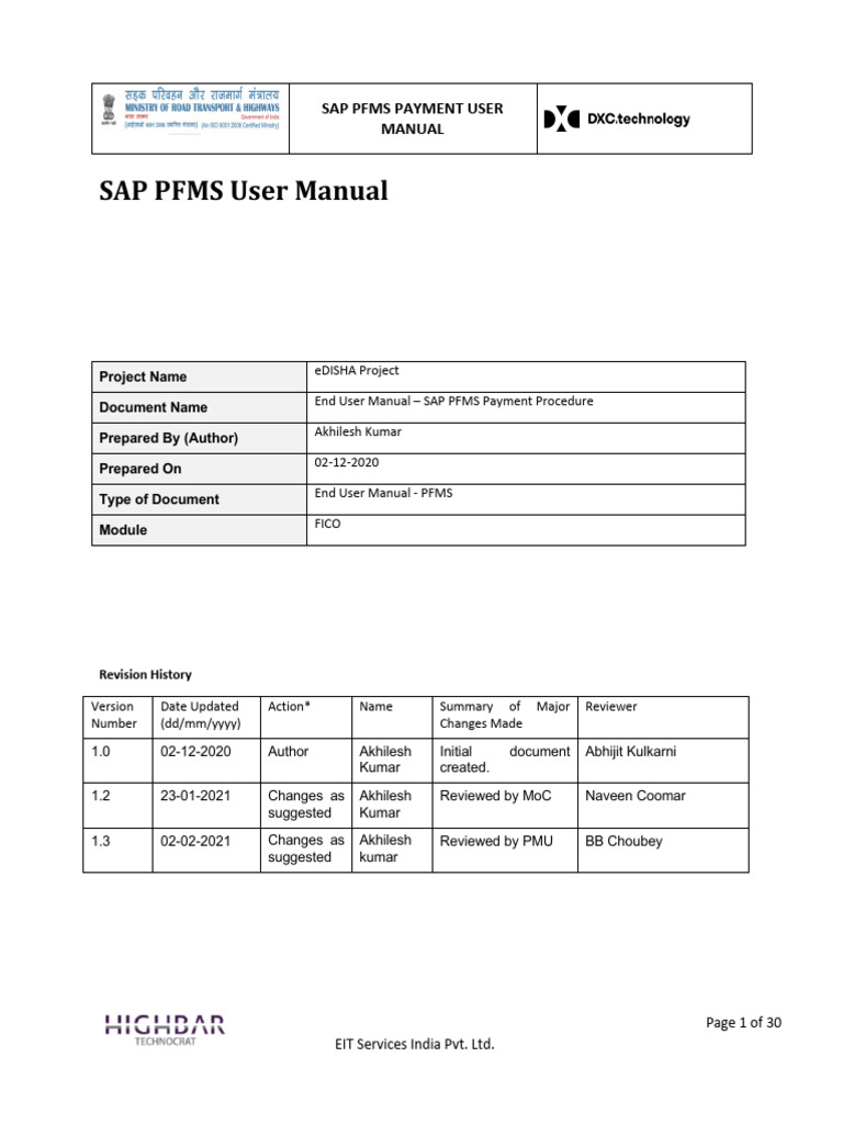 user-manual-on-pfms-sap-updated-v1-pdf-login-information-technology