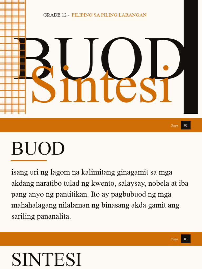 Buod | PDF