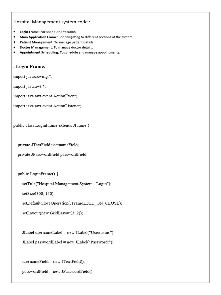 Hospital management system code project final pdf cyberwarfare
