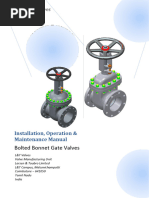 Gate Valve Installation & Maintenance Manual | PDF | Valve | Pipe ...