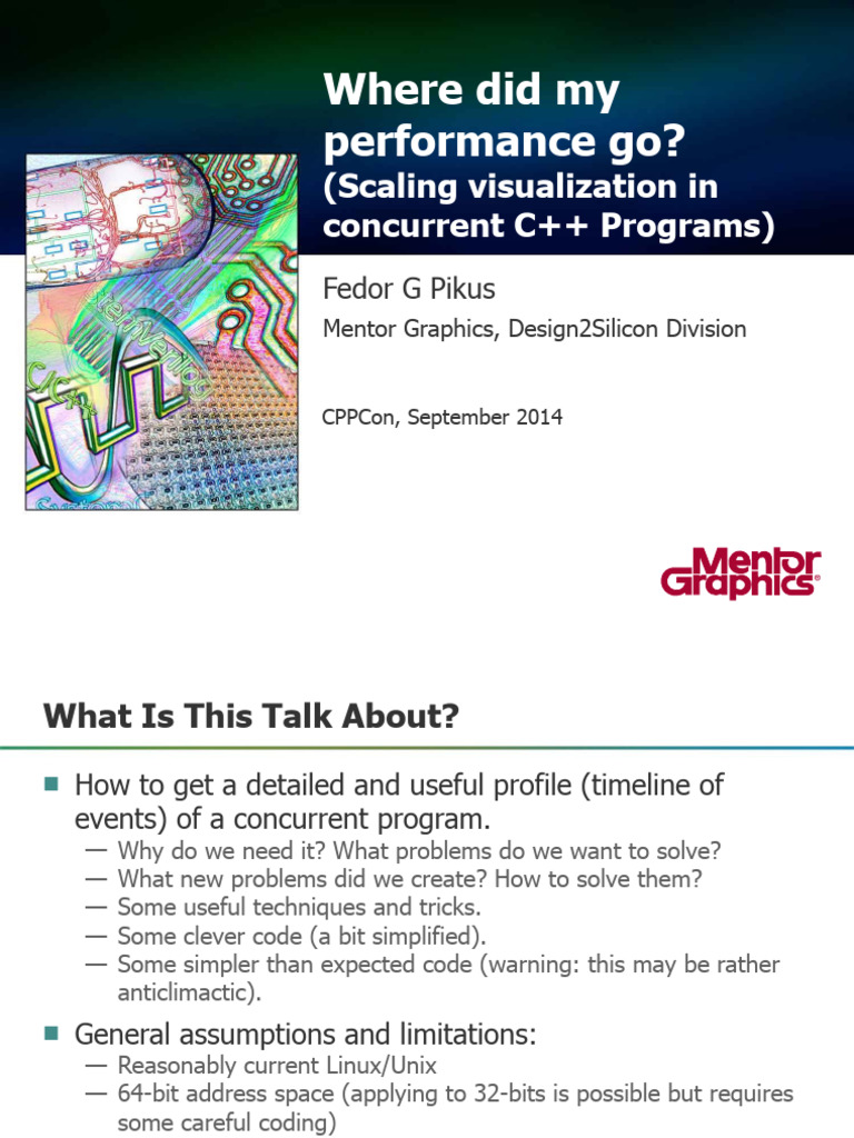 Profiling Performance in C++ Concurrency | PDF | Central Processing ...