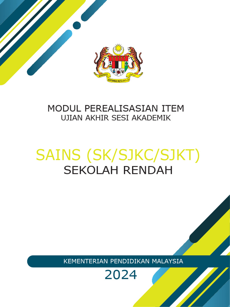 Modul Perealisasian Item Sains | PDF