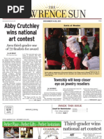 Abby Crutchley Wins National Art Contest: Township Will Keep Closer Eye On Jewelry Resellers