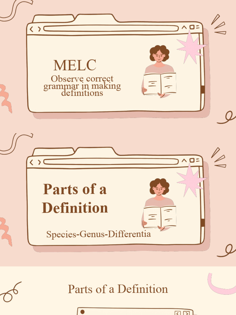 Understanding Definition Structure | PDF