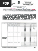 PV Semestre 1 Chimie L2 2023-2024 | PDF