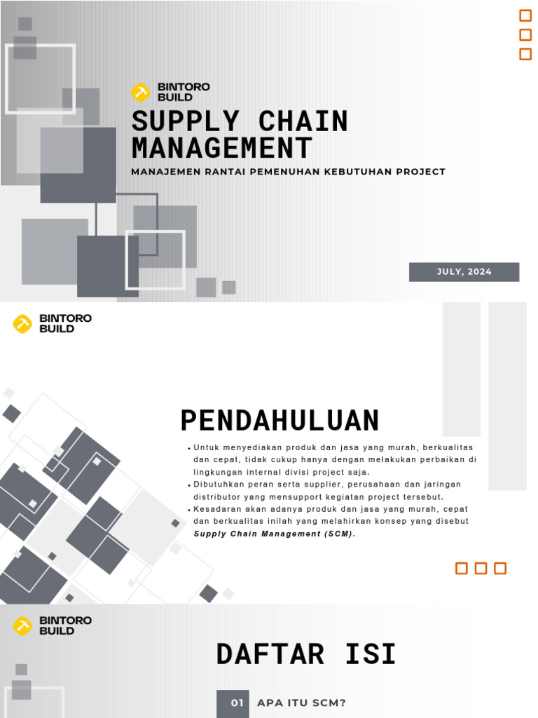 Supply Chain Management (SCM) Rev.02 | PDF | Bisnis | Teknologi & Rekayasa