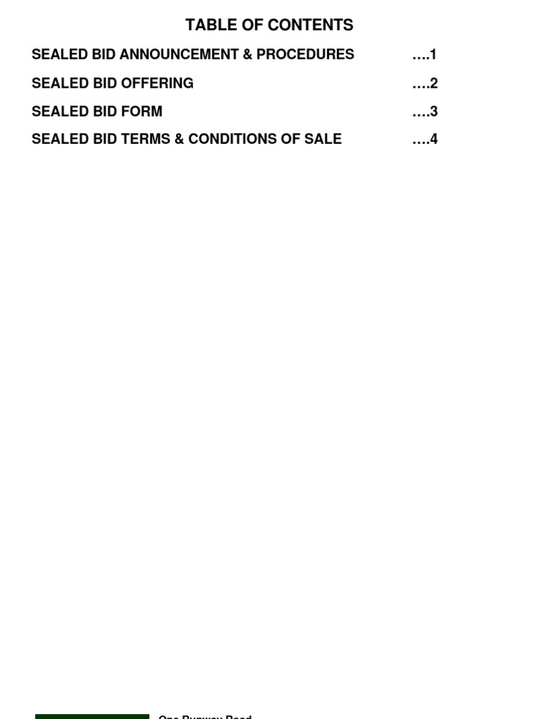 Sealed Bid Package Auction Indemnity