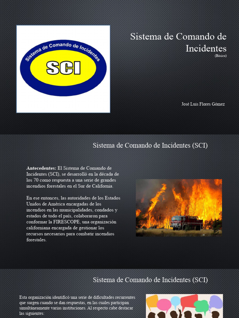 Introducción al Sistema de Comando de Incidentes | PDF | Administración ...