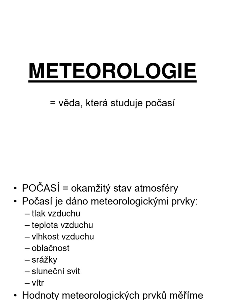 ZZV 2 Meteorologie | PDF