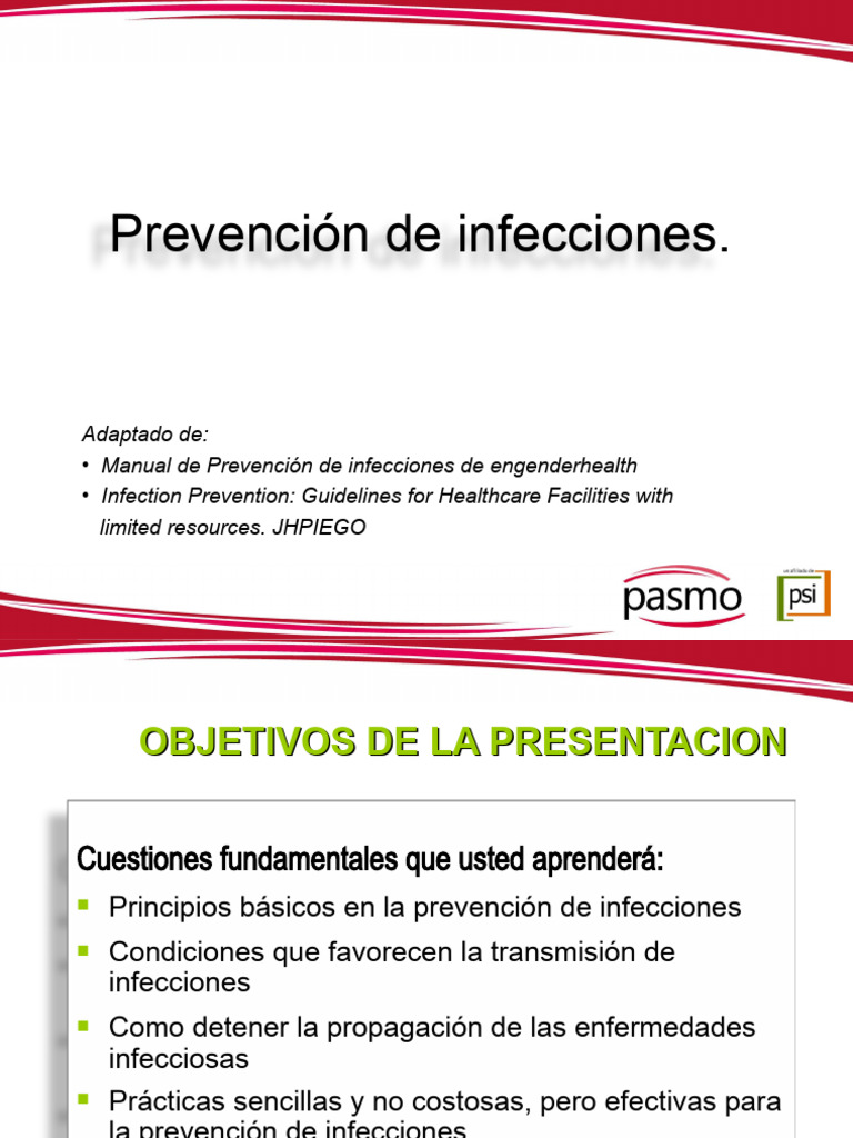 Prevencion De Infecciones Pdf Infección Lavado De Manos