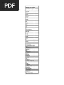 Matilda Prop List