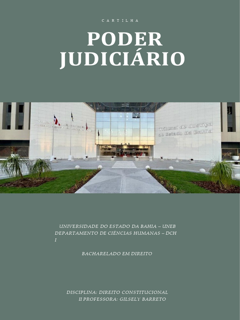 Estrutura e Funções do Poder Judiciário | PDF | Juiz | Justiça