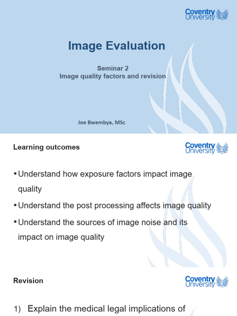 Image Quality Evaluation in Radiography | PDF | Optical Resolution ...