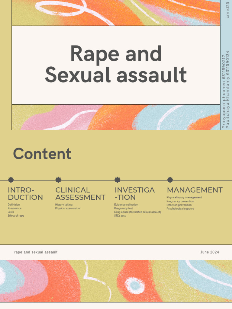 Rape and Sexual Assault | PDF