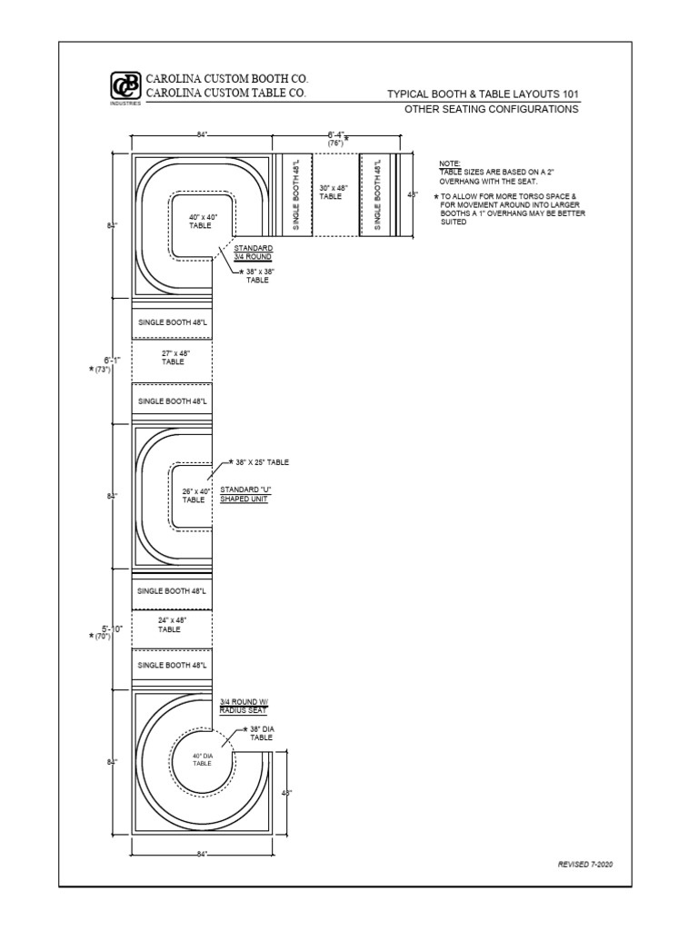 Booth and Table Layouts Guide | PDF