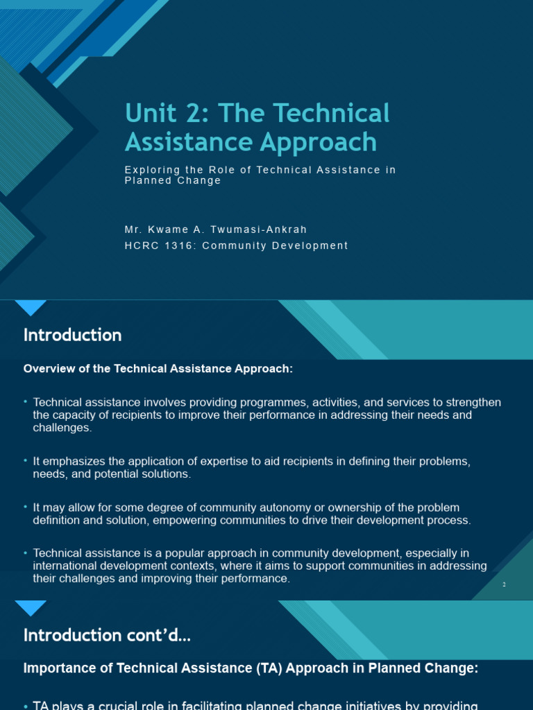 Technical Assistance in Community Development | PDF | Empowerment ...