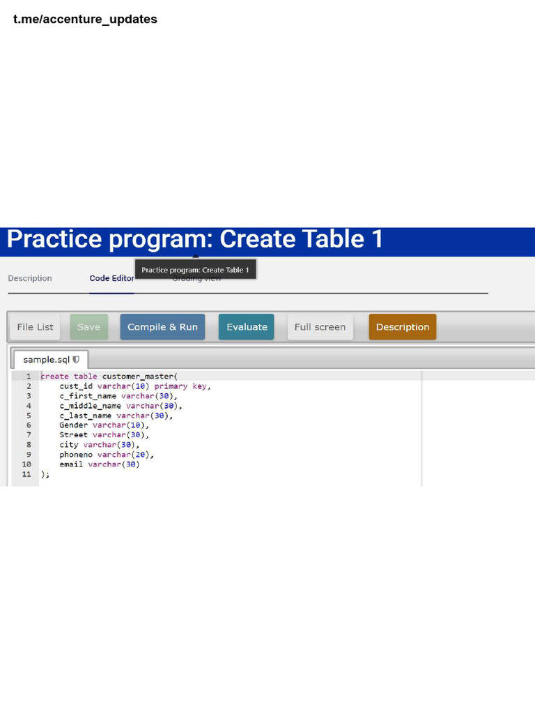 Mysql Practice