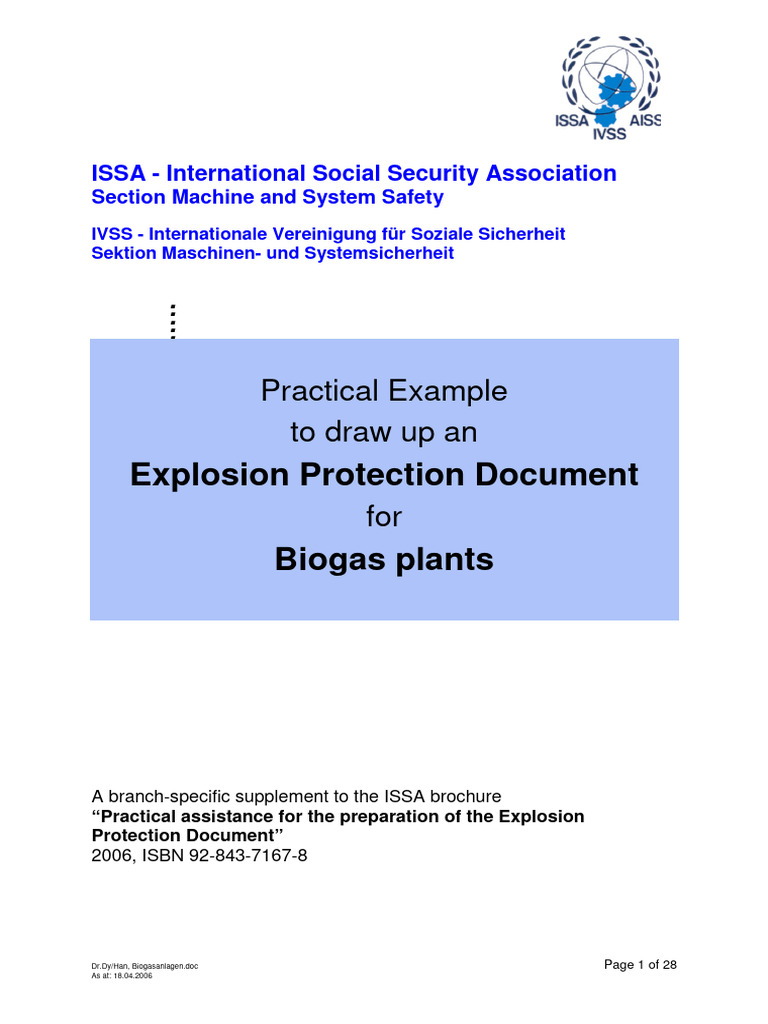 Explosion Protection for Biogas Plants | PDF | Biogas | Firefighting
