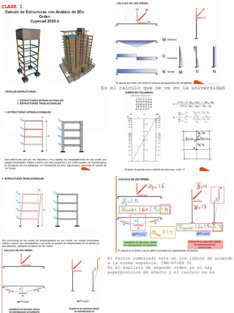 Cálculo Estructural: Diseño y Análisis | PDF | Columna | Viga (Estructura)