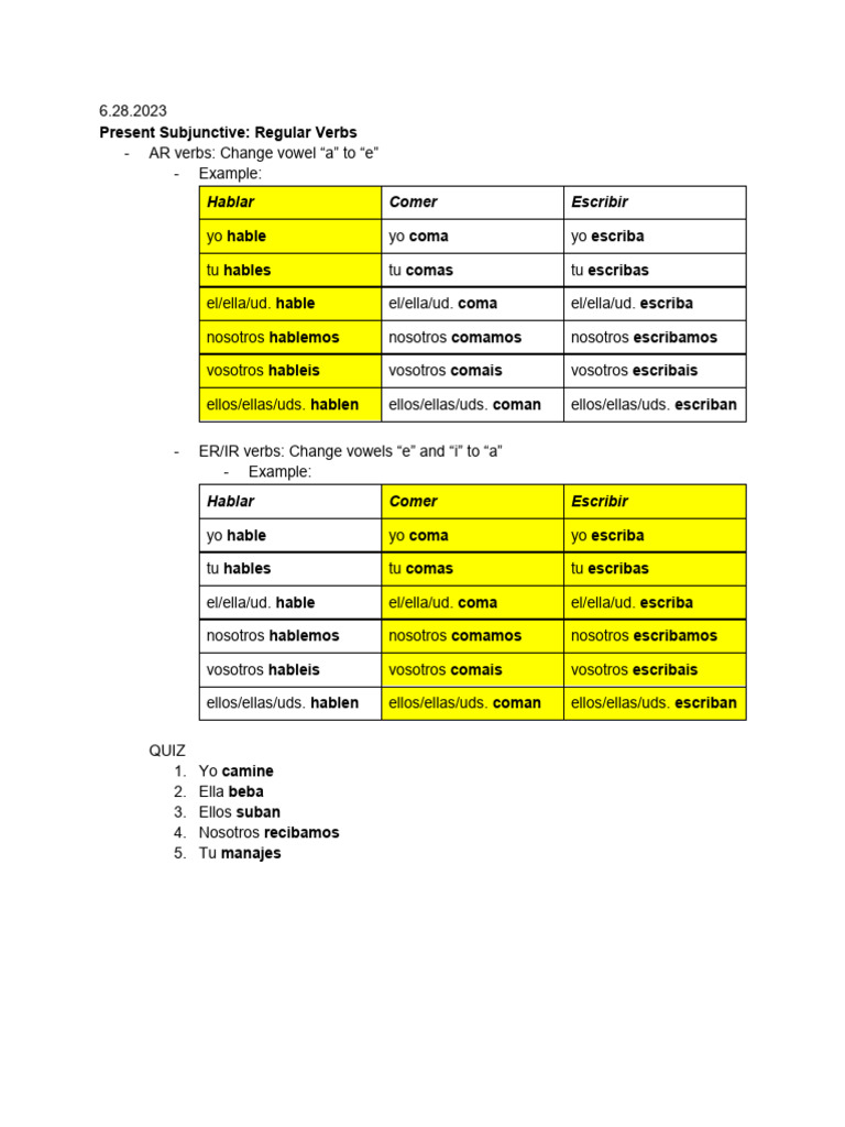 Advanced Spanish | PDF
